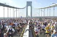 Los ms de 30.000 participantes en el maratn de Nueva York, el primero despus de los atentados del 11 de septiembre.
