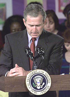 La consternacin de Bush.