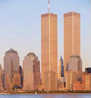 Las torres gemelas antes del atentado.